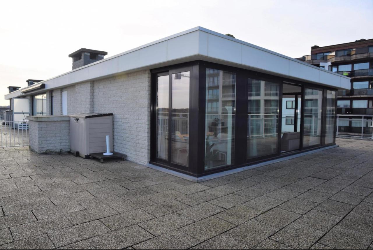 Ferienwohnung Sea View Penthouse De Panne Exterior foto